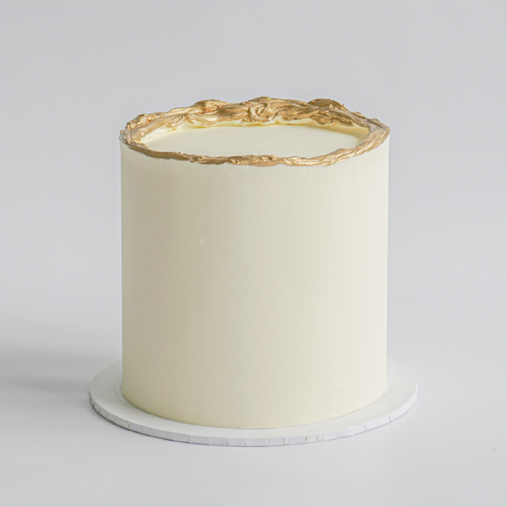 Picture of BUTTERCREAM CAKE |  GOLD ROUGH EDGES